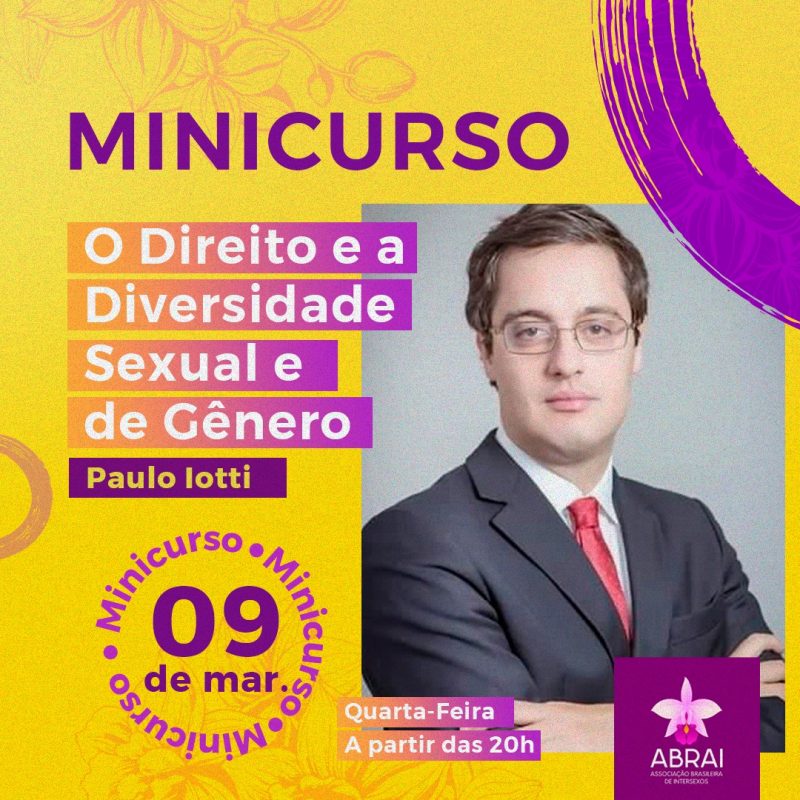 Minicurso O Direito E A Diversidade Sexual E De Gênero Abrai 